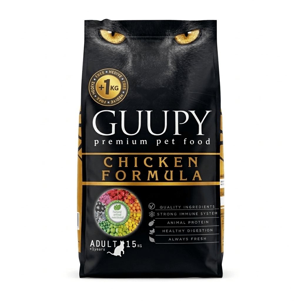 Guupy Chicken Formula Adult Cat