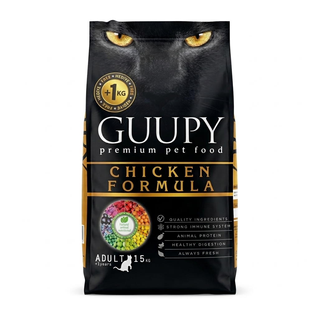 Guupy Chicken Formula Adult Cat